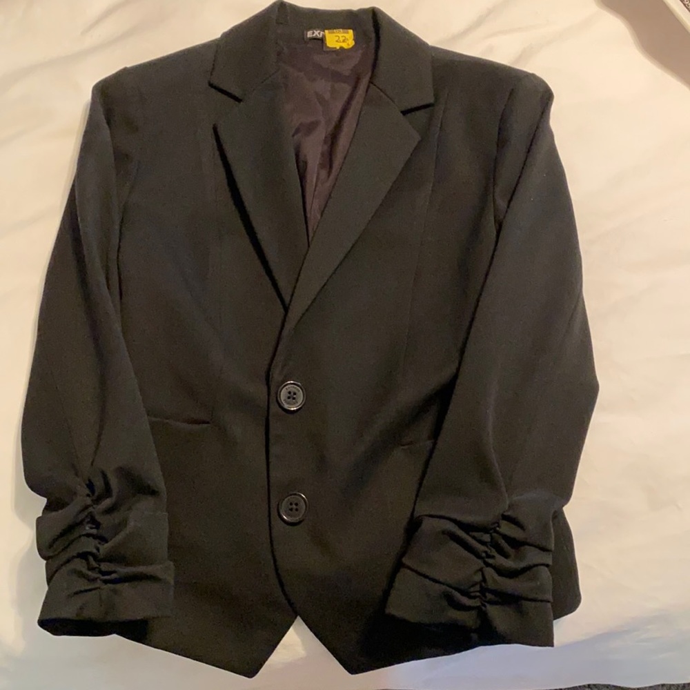 Express size 0 3/4 sleeve black blazer